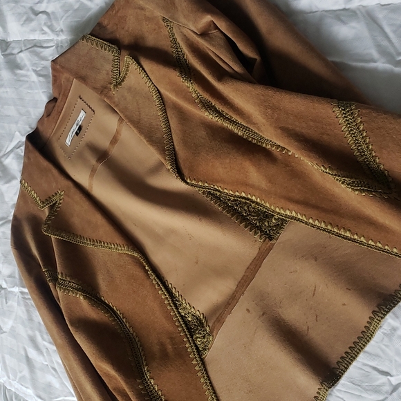 High-end suede lightweight fasion dressy ladies jacket - Picture 6 of 6